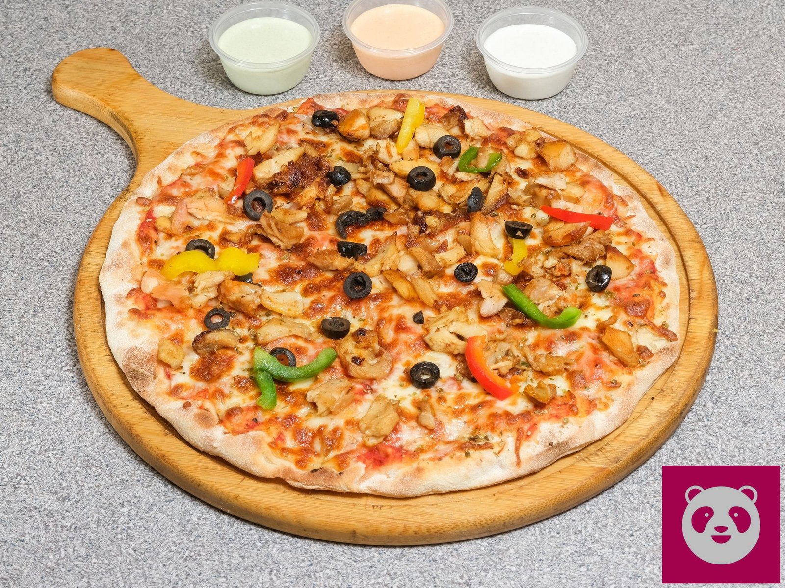 Chicken Donner Pizza at Kebab Time HK